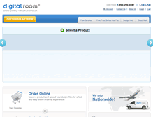 Tablet Screenshot of digitalroom.com